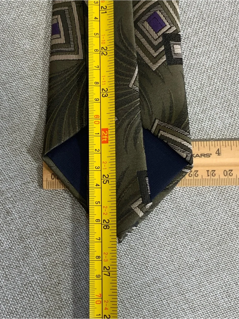 Royal Knight Green Geometric Infinity Squares Tie